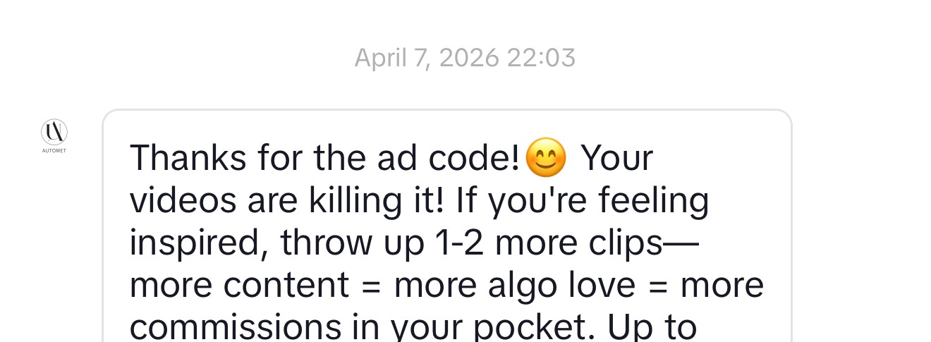 AUTOMET message